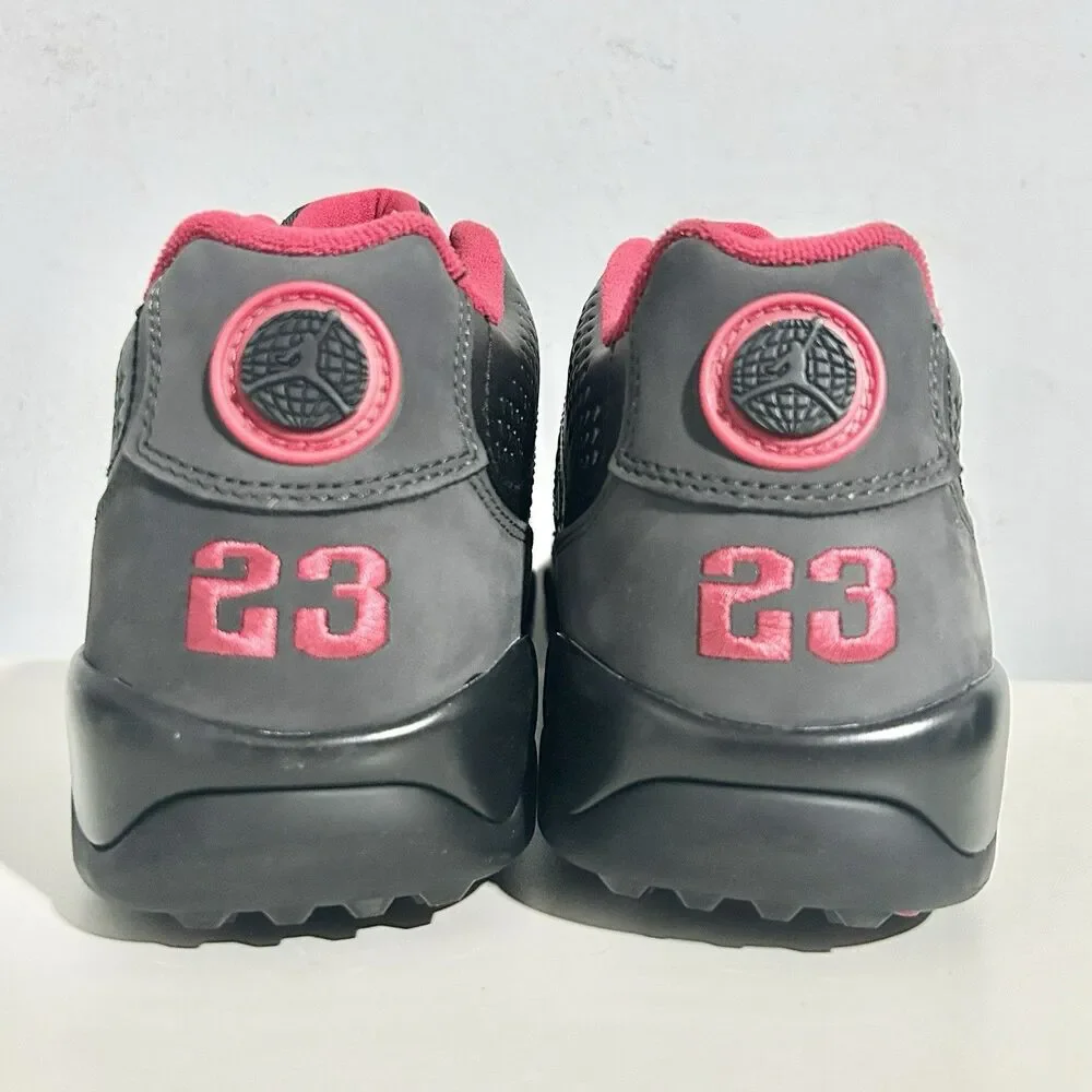 Air Jordan 9 Low G “Charcoal” Men’s Size 11.5-12 Red Black Golf Shoes No Lid